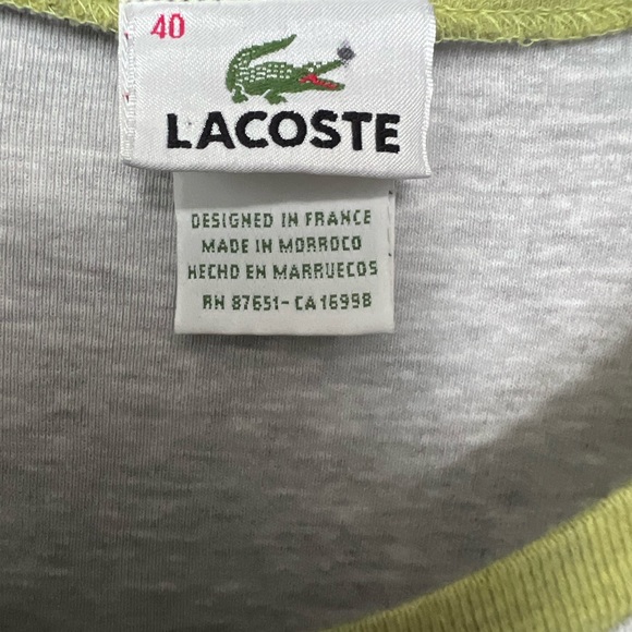 Lacoste Women’s Baseball Shirt - Picture 4 of 5